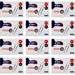 Inox No:3 28 mm Ataş 100 Adet Ergonomik Kullanım İçin 12 Kutu Metal Tutturucu - Gri