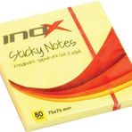 İnox Notes 75x75 mm 100 Yaprak Sarı Not Kağıdı