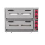 Inoxclass Çift Katlı Elektrikli 18x30 cm Pizza Kapasiteli Margarita M902E Pizza Fırını
