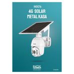 inoxdigital İNOX-216 3MP Su Geçirmez 4G SİM KART DESTEKLİ PTZ SOLAR Bulut Kayıt Destekli KAMERA