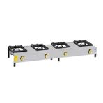 İnoxmaster 4'lü Kısa Ayak Gazlı ve Lpgli İMR-LKK-04 Lokanta Ocağı