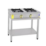 İnoxmaster Tekli Gazlı 50x50x85 cm İMR-TBOG-5050 Taban Raflı Ocak
