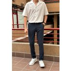 inpool Erkek, slim-fit, esnek kumaş, yıkamalı, old money culture, pantolon 24INP277