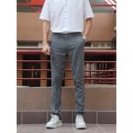 İnpool Erkek Standart-Fit Kumaş Pantolon Koyu Gri Düz Desenli Modern Stil - 33