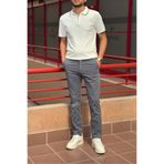 inpool Erkek, Standart-Fit, Pamuklu, Esnek, Dokuma kumaş, Chino pantolon 25INP121