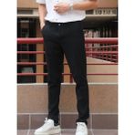 İnpool Siyah Düz Desenli Erkek Kumaş Pantolon Standart-Fit Günlük Stil ile Konforlu Kullanım - 32