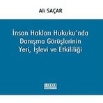 İnsan Hakları Hukuku'nda Danışma Görüşlerinin Yeri, İşlevi ve Etkililiği