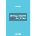 İnsan Hakları Hukukunda İşkence Soruşturması / On İki Levha Yayınları / 9786254325144