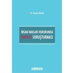 İnsan Hakları Hukukunda İşkence Soruşturması