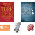 Insan ve Kültür - Türk Kimliği / 2 Kitap Set - Bozkurt Güvenç ( Telefon Tutucu Hediyemiz)