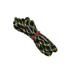 INSANELY PARACORD Ayakkabı Dantel Çizme Dantel Paracord Ayakkabı Bağı 550 lb Güç ABD'de Üretilmiştir Yuvarlak Metal Aglet ile, Kral Yılan, 54" (137.16 CM) ONE PAIR