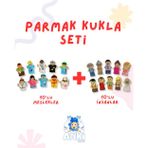 İnsanlar ve Meslekler Parmak Kukla Seti 20'li