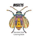 Insects: madala style coloring book