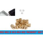 Insert Çakma Somun M2-M2.5-M3-M4-M5 50 Adet Set