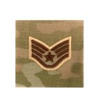 Insignia Depot ABD Hava Kuvvetleri 2x2 OCP Spice Brown Sıralamada Dikiyor (E5 Başçavuş)