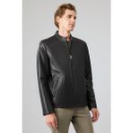 Insignia Erkek Siyah Hakim Yaka Deri Ceket 25WGD6581U4 - XL