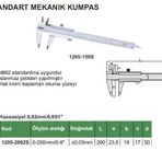 Insize 1205-3002S Standart Model Mekanik Kumpas