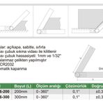 Insize 2176-300 Dijital Açı Ölçer