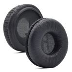 INSOLKIDON 2 ADET Yedek Kulaklık Kulak Yastığı Seti, Rahat, İyi Nefes Alabilen Kulaklık Kulak Pedleri Birçok Kulaklık için Uygun - JBL JR300 T450BT T500BT Tune600 Sünger Kumaş Kulaklıklar (Siyah)