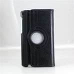 INSOLKIDON Google Nexus 7 FHD (2. Nesil 2013 modeli) ile uyumlu Tablet kılıfı, Tam Kapsama Ultra İnce döner deri Kılıf Katlanır Stand Kapaklı Kılıf Sağlam Otomatik Uyku/Uyanma (Siyah)