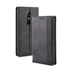 INSOLKIDON Nokia 5.1 Plus Kılıf Arka Kapak Telefon Koruyucu Kılıf Tam Gövde Koruma Cüzdan İş Tarzı Stand Fonksiyonlu ve Otomatik Uyku Uyanma (Siyah)