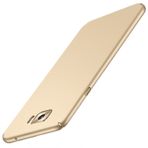 INSOLKIDON Samsung Galaxy C5 Pro Kılıf PC Sert Arka Kapak Telefon Koruyucu Kabuk Koruma Kaymaz Çizilmeye dayanıklı koruyucu kılıf (Altın)