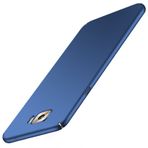 INSOLKIDON Samsung Galaxy C5 Pro Kılıf PC Sert Arka Kapak Telefon Koruyucu Kabuk Koruma Kaymaz Çizilmeye Dayanıklı Koruyucu Kılıf (Mavi)