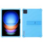 INSOLKIDON Xiaomi pad 6s pro 12.4 inç tablet için Kılıf ile Uyumlu, Tam Kapsama Ultra İnce ayarlanabilir Stand Silikon Darbeye Dayanıklı Hafif Koruyucu Kılıf (Gök Mavisi)