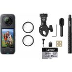 Insta360 INSTA360 X4 Moto Kit 256 GB 5K Çözünürlük ve 360 Derece Lens Açısı ile Aksiyon Kamerası