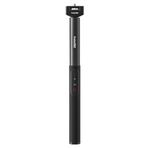 Insta360 Power Invisible selfie çubuğu, entegre kamera şarj cihazı ile, One RS, ONE X2 ve X3 için, siyah