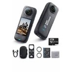 Insta360 X4 1TB Hafıza Kartlı BMW Motorrad Edition 8K 360 Aksiyon Kamerası Set