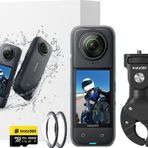 Insta360 X4 360 Derece Aksiyon Kamera Motorsiklet Paketi (Türkiye Distribütörü Garantili)