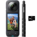 INSTA360 X4 Aksiyon Kamera 360 Derece Lens Açısı ile Selfie Stick 114 cm Özellikli
