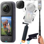 Insta360 X4 Dalış Paketi - 1/2 inç 48MP Sensörlü Su Geçirmez 360 Aksiyon Kamerası, 8K 360 HDR Video, 72MP 360 Fotoğraf |Paket Selfie Çubuğu, Yüzer Kavrama, Lens Kapağı İçerir