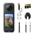 Insta360 X4 Görünmez Dalış Paketi - 8K Su Geçirmez 360 Aksiyon Kamerası, 4K Geniş Açılı Video, Görünmez Selfie Çubuğu, Çıkarılabilir Lens Korumaları, 135 Dakika Pil Ömrü, AI Düzenleme, Stabilizasyon