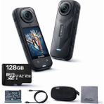 INSTA360 X5 360 Derece Aksiyon Kamerası 8K Çözünürlük ve 128GB MicroSD ile Shoot Ready Set