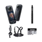 Insta360 X5 Aksiyon Kamerası - 1 Tb Bisiklet Kiti Su Geçirmez Siyah Renk ile Gelişmiş Özellikler