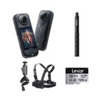 Insta360 X5 Aksiyon Kamerası - Bisiklet Kiti 128 GB - Siyah