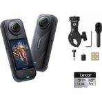 INSTA360 X5 Aksiyon Kamerası - Motosiklet Kiti 1 Tb (Heavy)