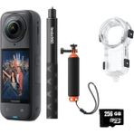 Insta360 X5 Sualtı Aksiyon Kamerası Full Kit Ultra Geniş Açılı 72 Megapiksel Fotoğraf Kalitesi
