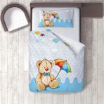 İnstababyrooms 037 Dijital Baskılı Renkli 160x220 cm Bebek Nevresim Takımı