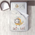İnstababyrooms 136 Dijital Baskılı Renkli 160x220 cm Bebek Nevresim Takımı