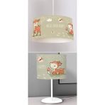 instababyrooms Çocuk Odası Dijital Baskılı Sarkıt Avize ve Masaüstü Abajur Avize Model 080 - Renkli - 1