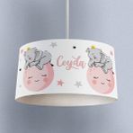 instababyrooms Çocuk Odası Dijital Baskılı Tekli Modern Sarkıt Avize Special Model 0039 - Renkli - 18 x 27