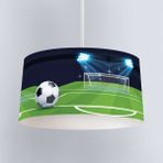 instababyrooms Futbol Topu Desenli Çocuk Odası Dijital Baskılı Sarkıt Avize - Beyaz - 1