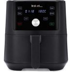 Instant AirFryer, 5.7L Kapasiteli, 1700W, Kızartma Tavası ve Mini Fırın Özellikleriyle, Siyah