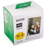 Instax Fujifilm Mini Instant Film, Beyaz 40er Pack 70100146437