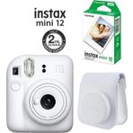 Instax Mini 12 Beyaz Fotoğraf Makinesi 10'lu Film Ve Çantalı Seti 98