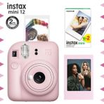 Instax Mini 12 Pembe Çerçeve 20'li Mini Film ve Fotoğraf Makinesi Seti
