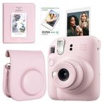 Instax Mini 12 Pembe Fotoğraf Makinesi 10lu Film Ve Pvc Albümlü Çantalı Set 2-FOTSI00196-FB-SET2